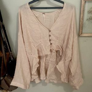 Free people blouse!